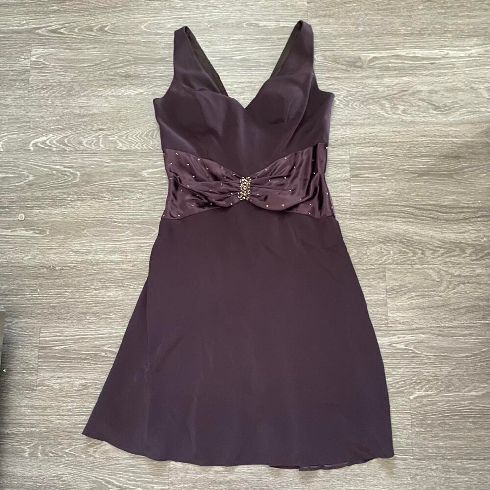 Vintage 90s brown midi dress